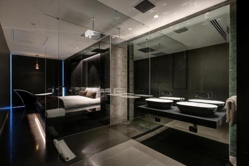 Salle de bains dans l'établissement Luxe Haus