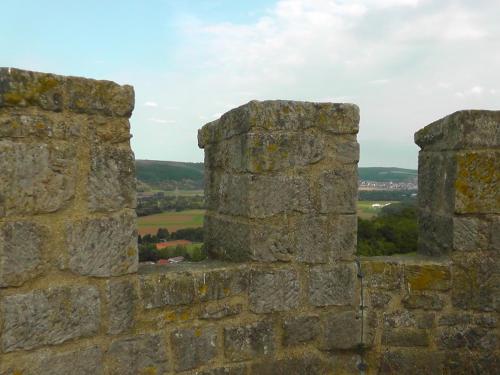 a view from the top of the castle at Pension Eltmann in Eltmann