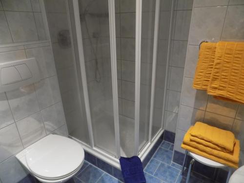 Kúpeľňa v ubytovaní Appartements Obergollerhof