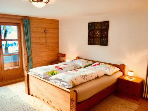 Postel nebo postele na pokoji v ubytování Haus Waldhof