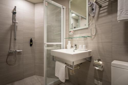 Koupelna v ubytování 碩城文旅 SC Hotel