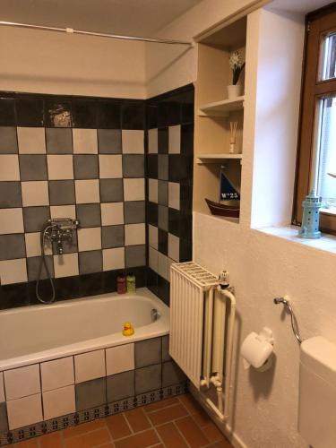 Koupelna v ubytování Hommes Haus