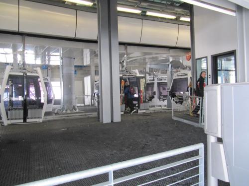 an empty building with people on machines in it at Maison Des Abeilles Vda Gressan n 0028 in Gressan