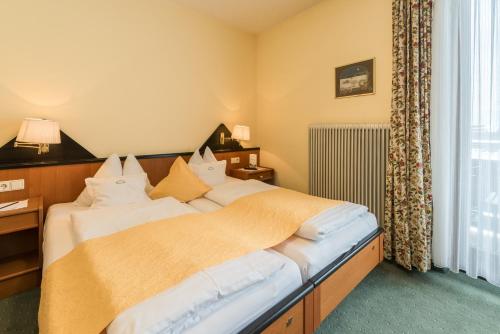 Cama o camas de una habitación en Hotel Brückenwirt