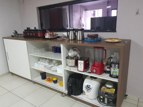 Η κουζίνα ή μικρή κουζίνα στο Hotel Entre Rios