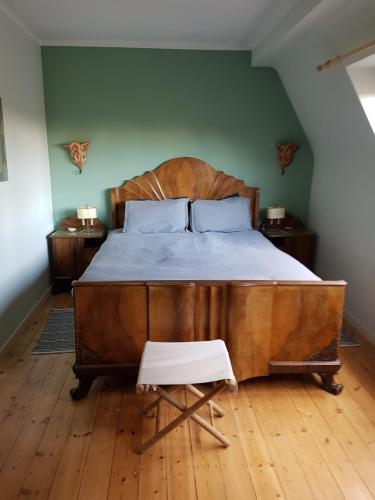 Ένα ή περισσότερα κρεβάτια σε δωμάτιο στο Guest House Dasos Kynthos
