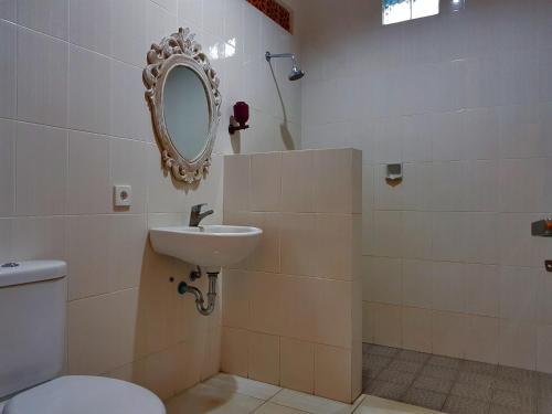 Salle de bains dans l'établissement Swan Inn