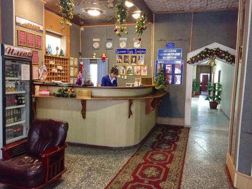 Lounge nebo bar v ubytování Гостиница ИЛЕК