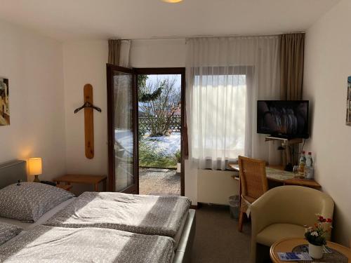 Postel nebo postele na pokoji v ubytování Hotel Del Sol