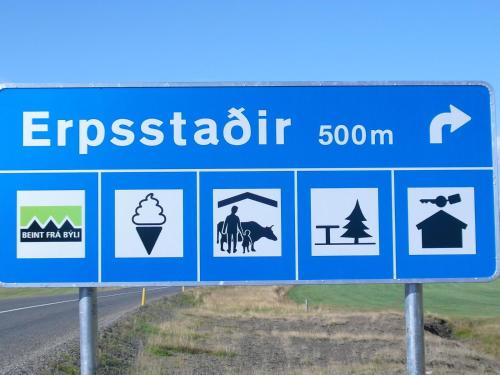 Certifikát, hodnocení, plakát nebo jiný dokument vystavený v ubytování Erpsstadir Cottage