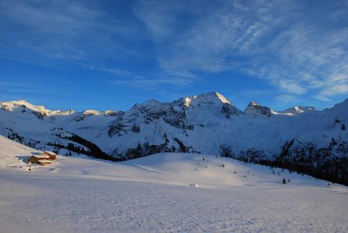 Hotel Alpenrast durante el invierno