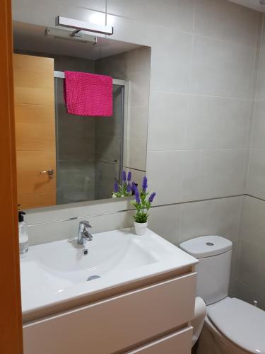 Koupelna v ubytování Apartamento centrico