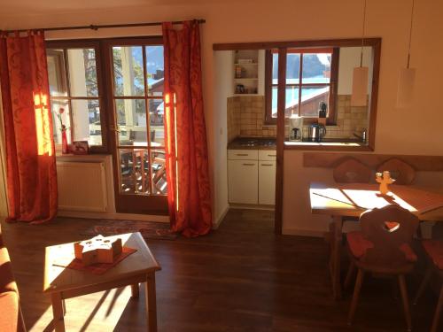 Η κουζίνα ή μικρή κουζίνα στο Residenz Allgäublick, Ihr Bett im Allgäu