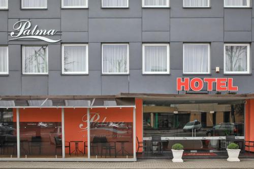 El edificio en el que está el hotel