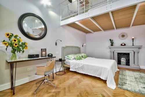 Postel nebo postele na pokoji v ubytování Mint Suite No2