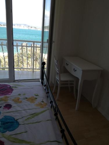 Ένα ή περισσότερα κρεβάτια σε δωμάτιο στο apartman Klara
