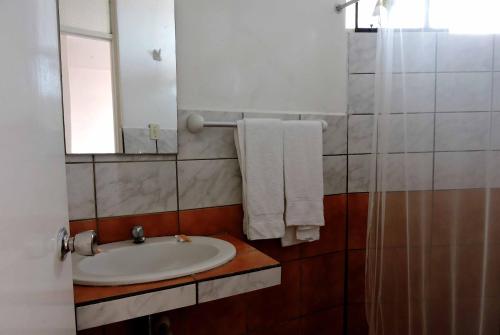 Kúpeľňa v ubytovaní Hostal Miramar