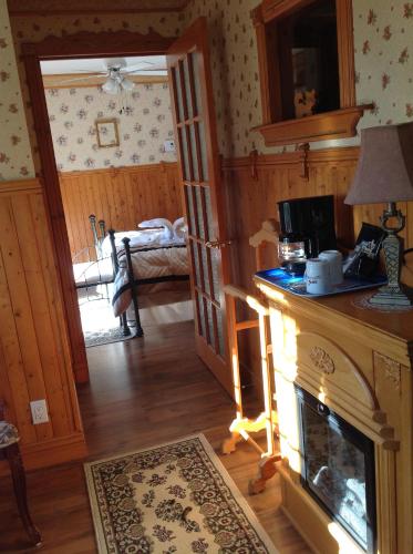 Küche/Küchenzeile in der Unterkunft Auberge La Cote d'Or