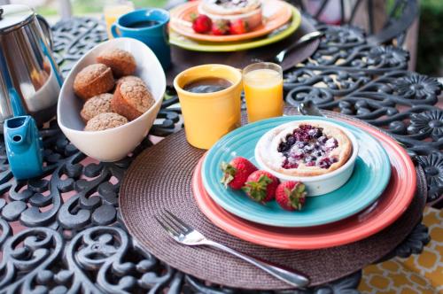 Mad på bed and breakfast-stedet eller i nærheden