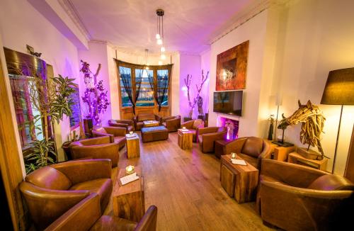 Posezení v ubytování Hotel Una
