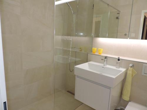 Koupelna v ubytování Damiez (171 Zi)