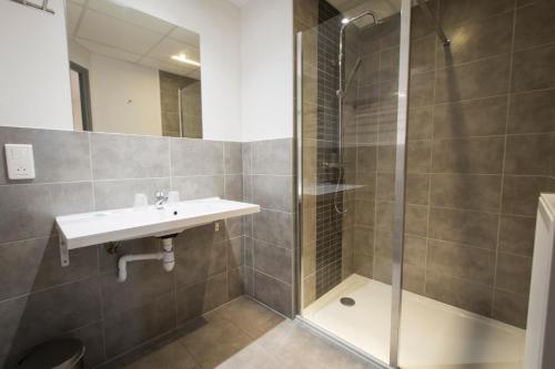 Koupelna v ubytování Le Relais Délys