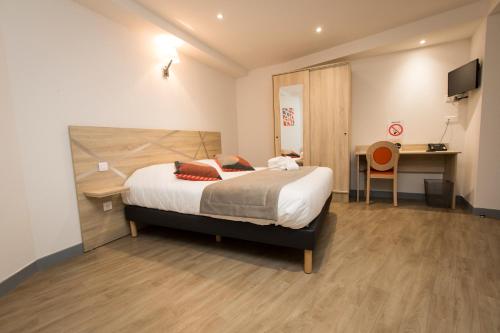 Postel nebo postele na pokoji v ubytování Le Relais Délys
