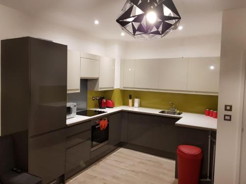 Η κουζίνα ή μικρή κουζίνα στο Vetrelax Chelmsford City Apartment
