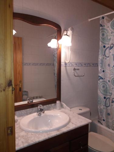 Koupelna v ubytování Apartamento Molí de Fòrnols