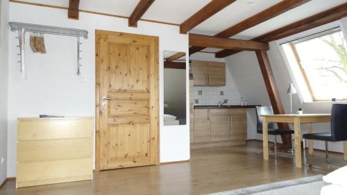 Dapur atau dapur kecil di Gästezimmer & Appartement Elskop
