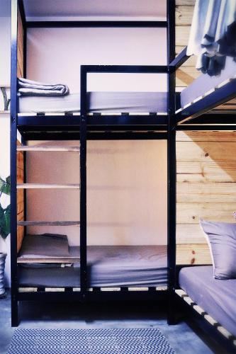 a bunk bed in a room with a bunk bed gmaxwell gmaxwell gmaxwell gmaxwell at Samstay in Tuy Hoa