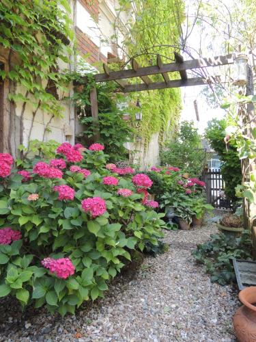Zahrada ubytování Maison d'hôtes "les volets verts" et sa brocante