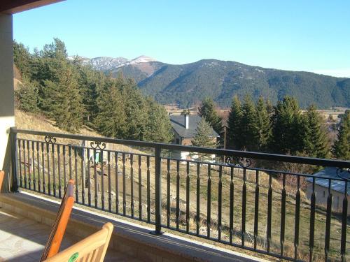 Uma vista geral da montanha ou uma vista da montanha a partir do alojamento de turismo rural