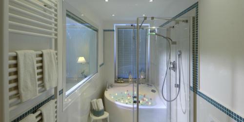 Ένα μπάνιο στο Hotel Al Cavallino Bianco