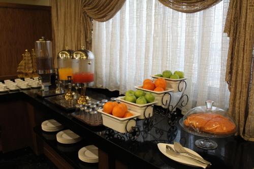 En restaurang eller annat matställe på Quaint Hotel Erbil