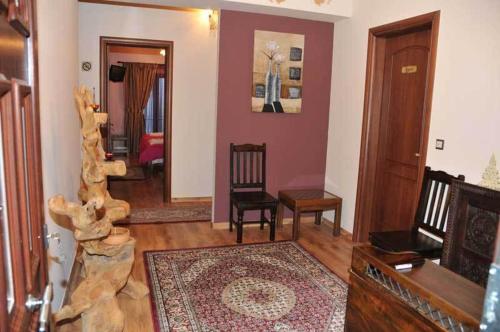 Χώρος καθιστικού στο Guesthouse Kastania Korakis
