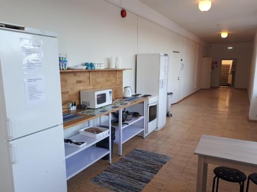 Virtuvė arba virtuvėlė apgyvendinimo įstaigoje EHE Hostel