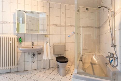 Koupelna v ubytování Pure Eifel