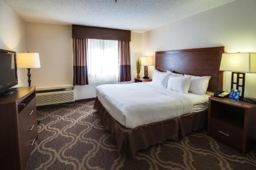 Postel nebo postele na pokoji v ubytování Ashmore Inn and Suites Lubbock