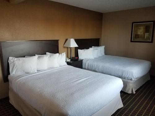 Katil atau katil-katil dalam bilik di Americas Best Value Inn and Suites Bismarck