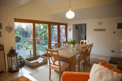 Dining area in the homestay