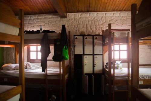 Voodi või voodid majutusasutuse Hostel Mamallena toas
