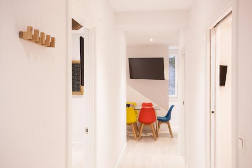 TV a/nebo společenská místnost v ubytování Baps Apartaments 2