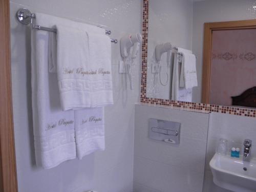 Bilik mandi di Hostal Paquita