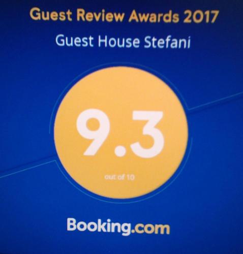 a screenshot of a guest house screen with the guest house signal at Vila Stefani in Star Dojran