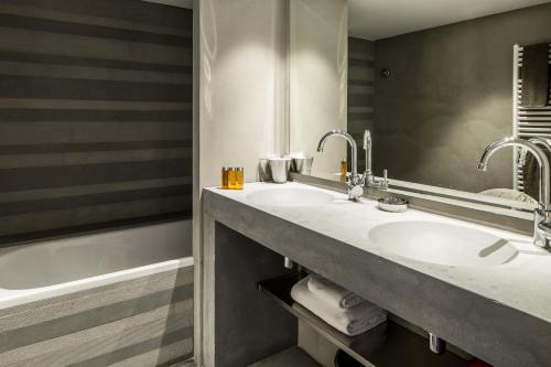 Koupelna v ubytování Hotel Ormelune