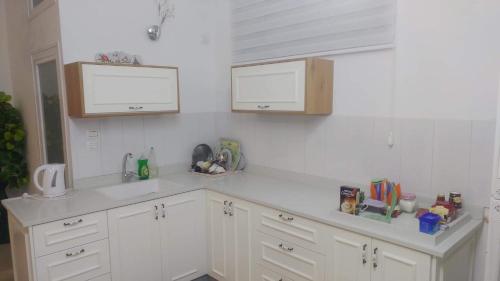 A kitchen or kitchenette at Hermon Accommodation
