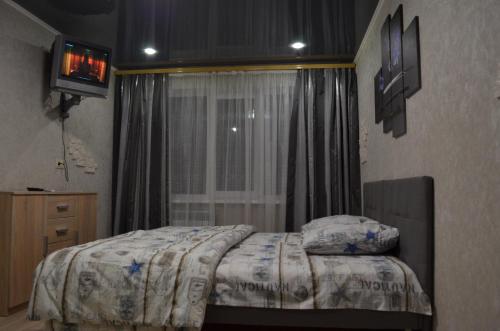 Ліжко або ліжка в номері Lux Apartment on Pushkina
