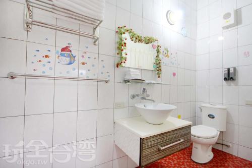 Koupelna v ubytování Shuanghu Garden B&B