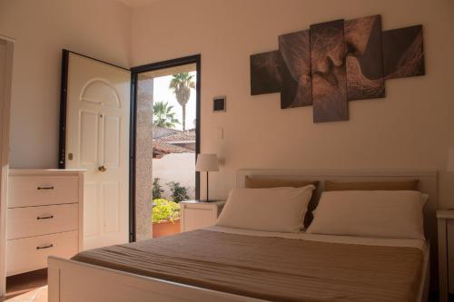 Katil atau katil-katil dalam bilik di B&B Villa Matari